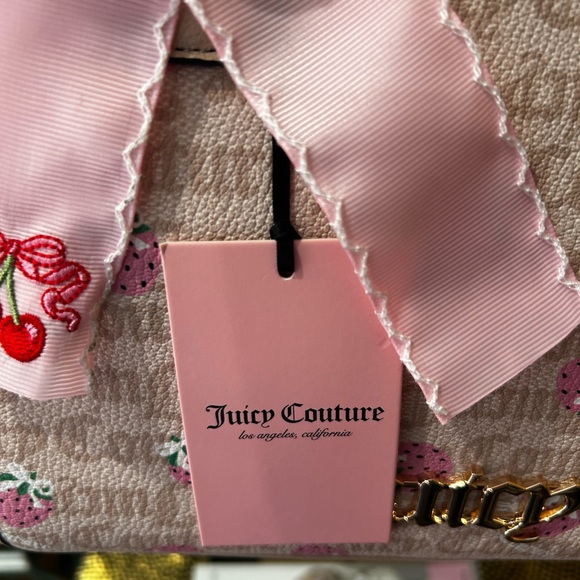 FINAL Price offer-Juicy Couture Strawberry Mini Tote Bag-read description - Picture 3 of 8